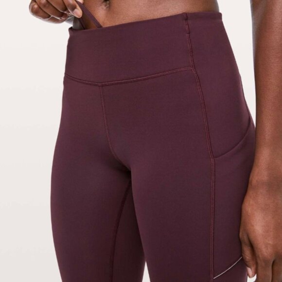 Lululemon Speed Up Tight *Full-On Luxtreme Brushed 28" Dark Adobe - Picture 2 of 10
